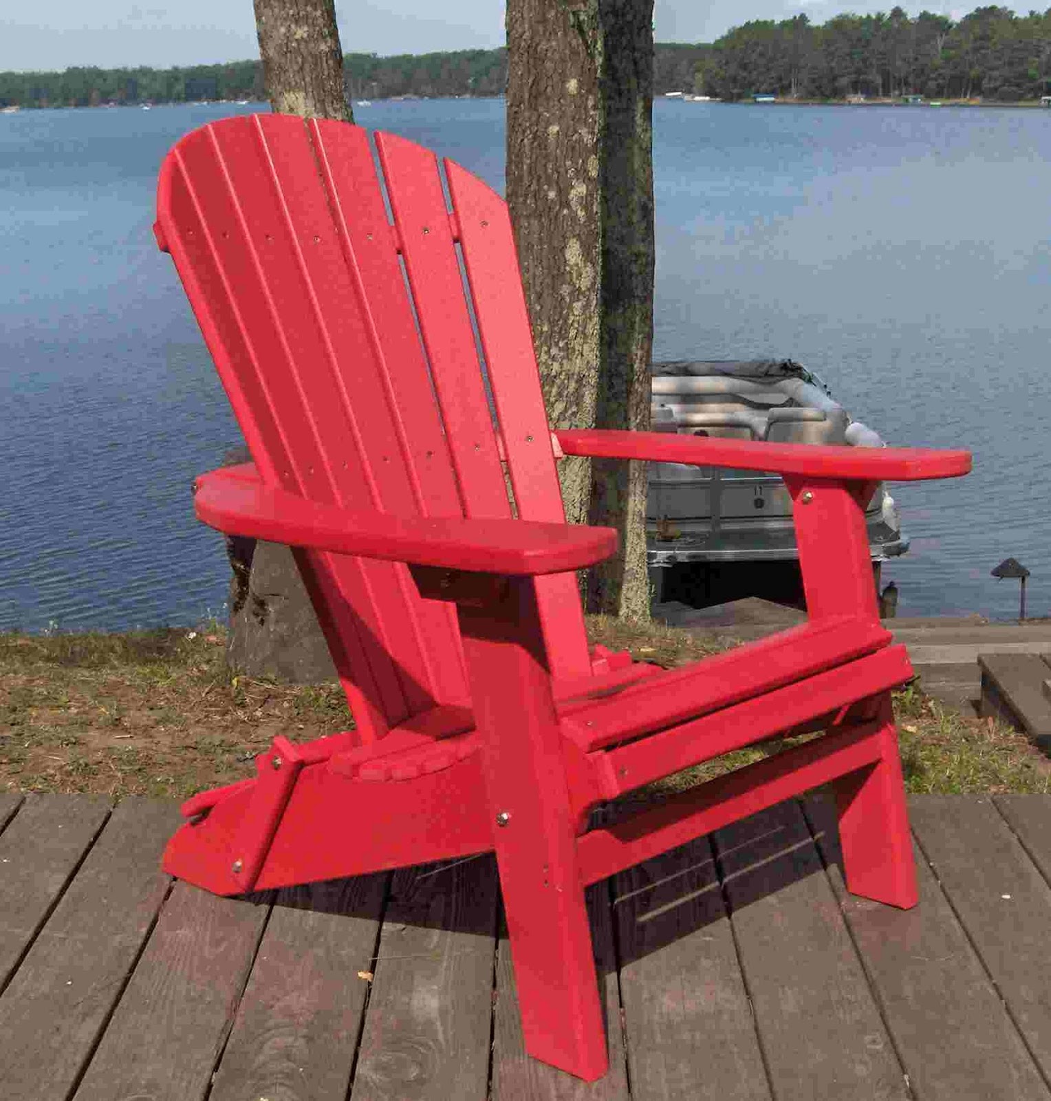 Incredible Design of Red Plastic Adirondack Chairs
