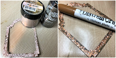 Frilly and Funkie https://frillyandfunkie.blogspot.com/2019/04/saturday-showcase-seth-apters-baked.html Spring Card Tutorial with Tim Holtz 3D Embossing Seth Apter Baked Velvet by Sara Emily Barker 6
