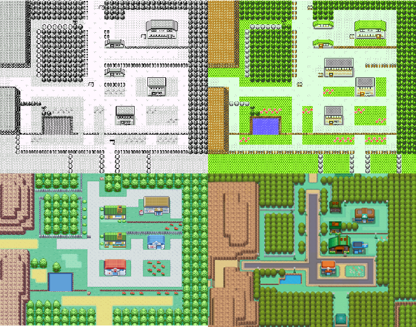 Turismo em Kanto Viridian City, Rota 2 e Viridian Forest Pokémon