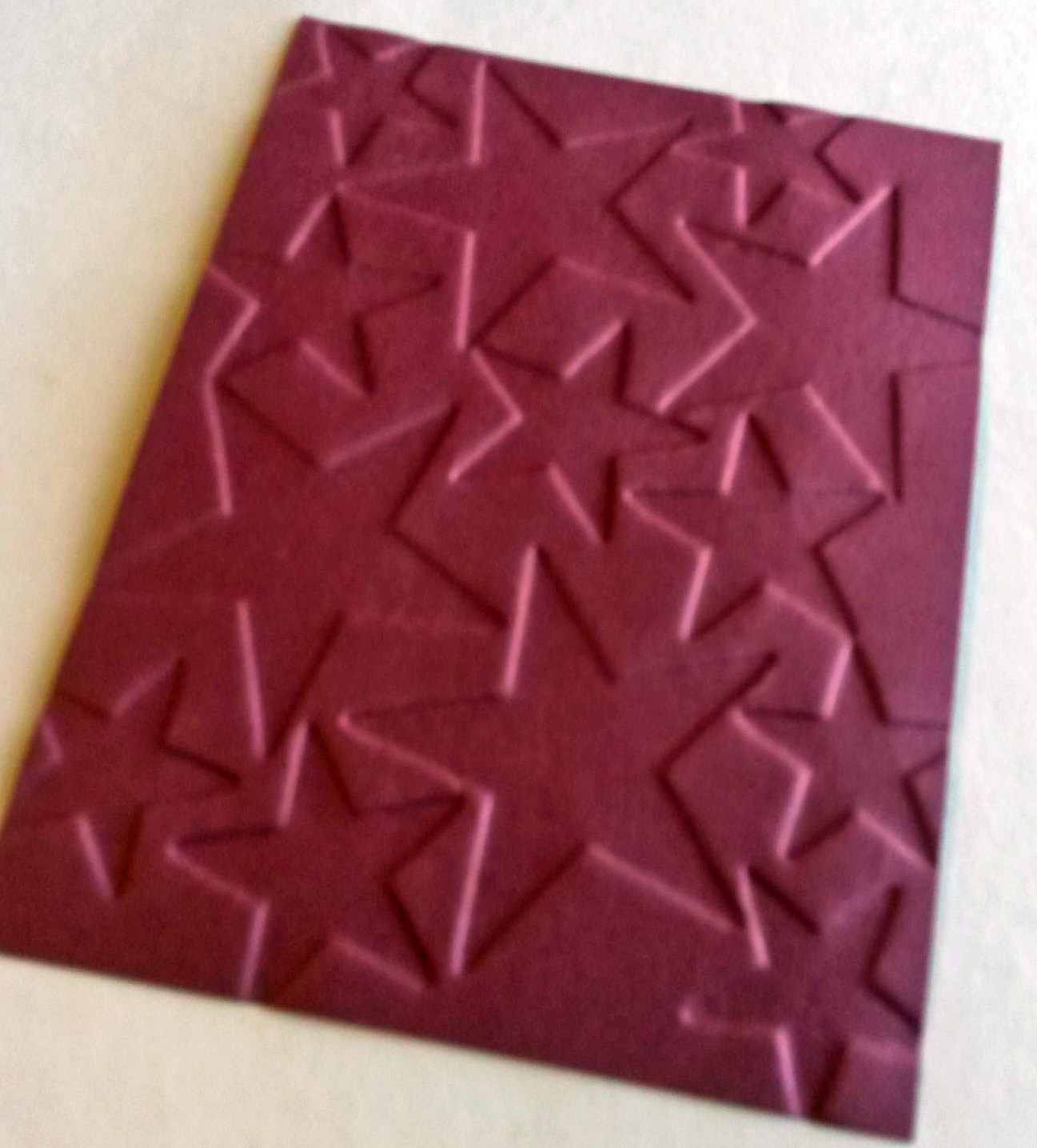 Paper Seedlings HANDMADE EMBOSSING PLATE