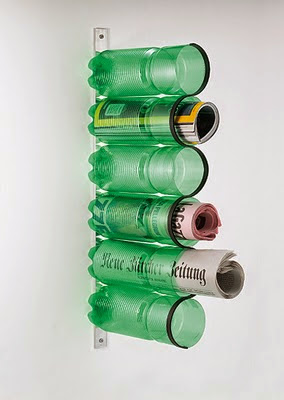 contoh penggunaan material botol plastik yang kreatif