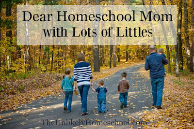 An open letter to homeschool mom with lots of littles {from a mom who's been there}