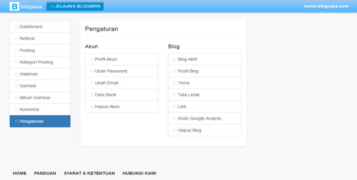 pengaturan blogsaya.com
