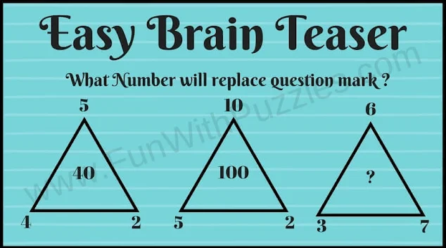 Maths Brain Teasers: Triangles Maths Brain Teaser