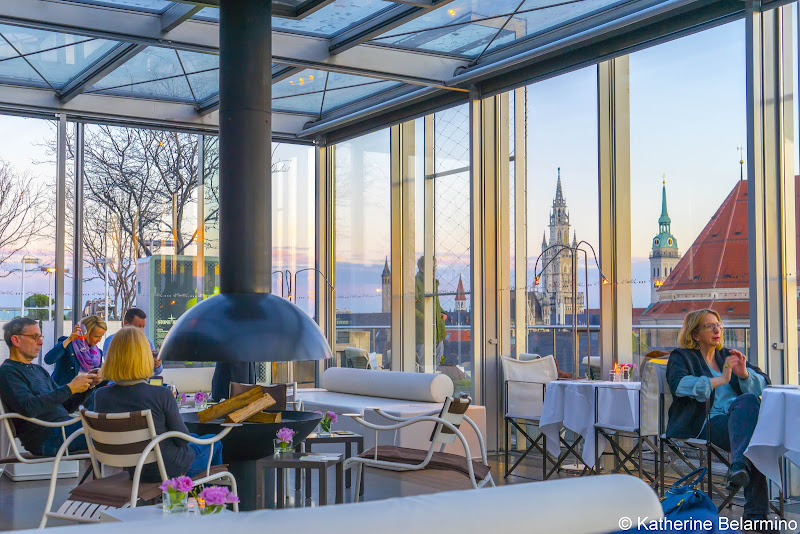 Hotel Bayerischer Hof Roof Terrace Lounge Munich in a Day Long Layover