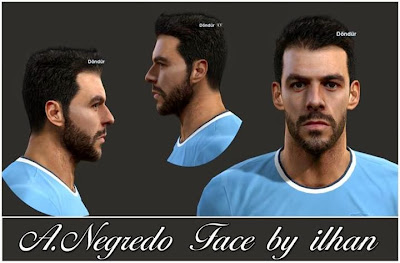 PES 2013 A.Negredo Face by ilhan