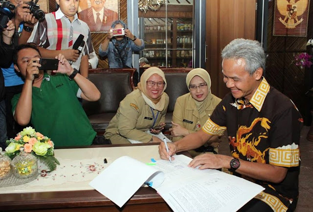 Gubernur Jawa Tengah Ganjar Pranowo