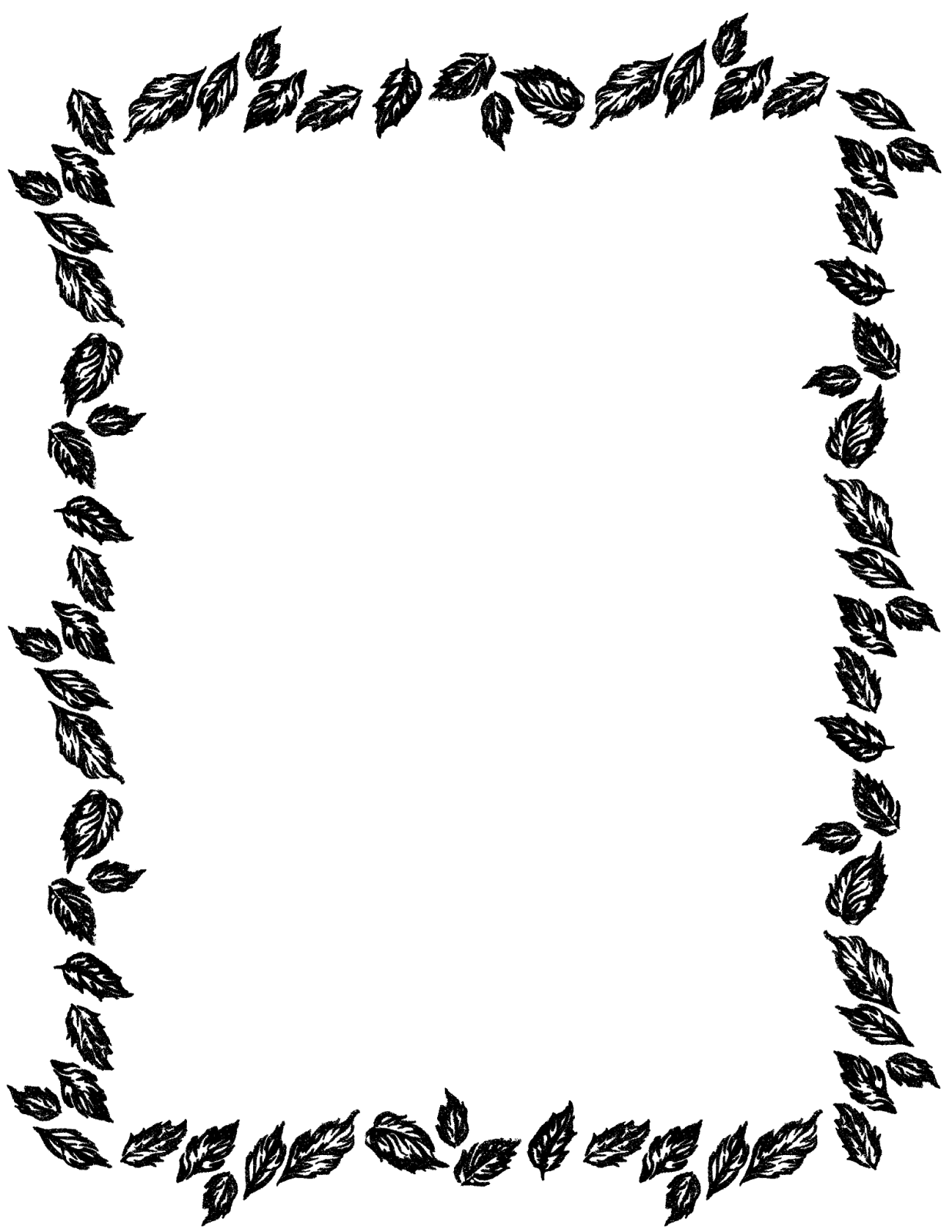 The Graphics Monarch Free Digital Frames Leaves Border Stationary