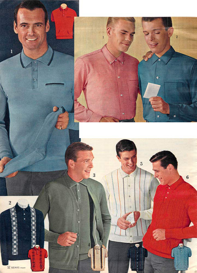 Men’s Fashion Ads from Catalogs in the 1960s vintage