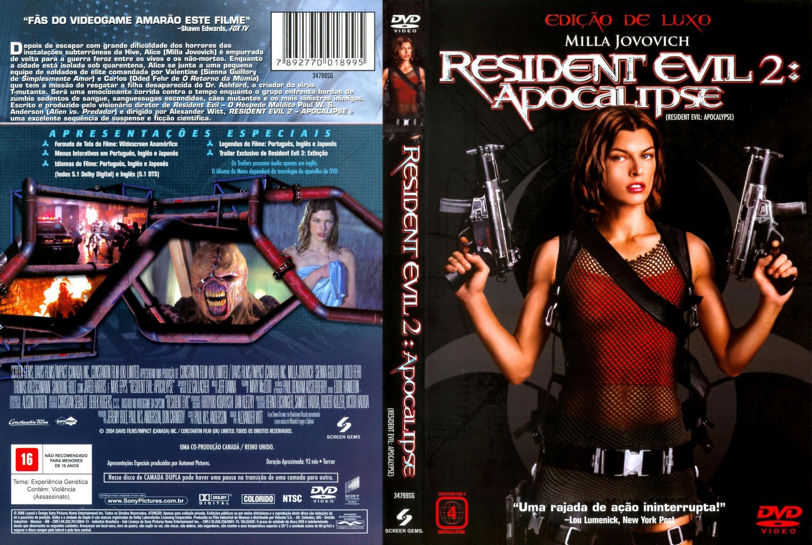 1 Filme Por DIA Resident Evil 2 Apocalypse