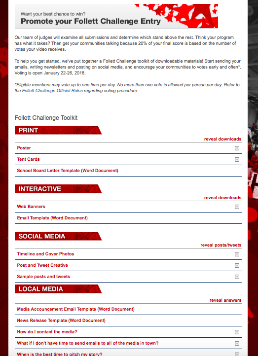 The Library Voice Tips For Entering The Follett Challenge....From Me