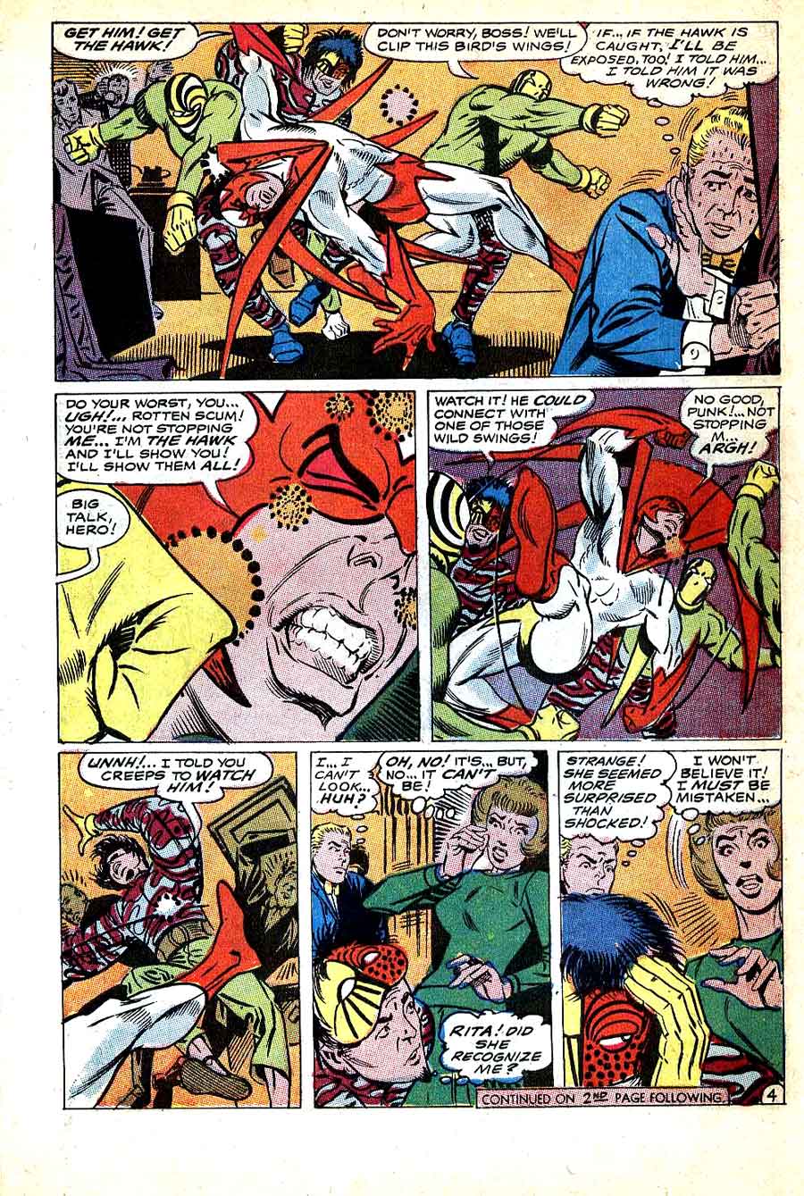 Hawk and the Dove v1 #1 dc silver age 1960s comic book page art by Steve Ditko