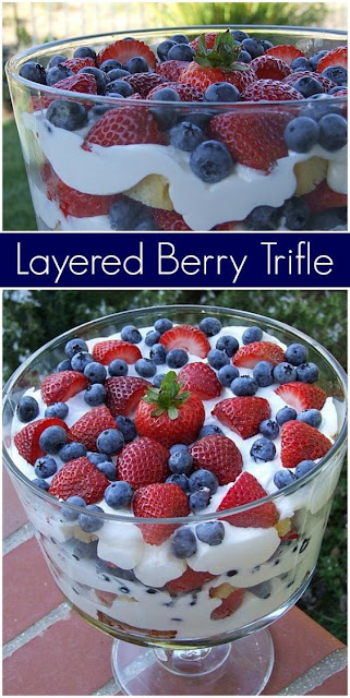 LAYERED BERRY TRIFLE LAYERED BERRY TRIFLE