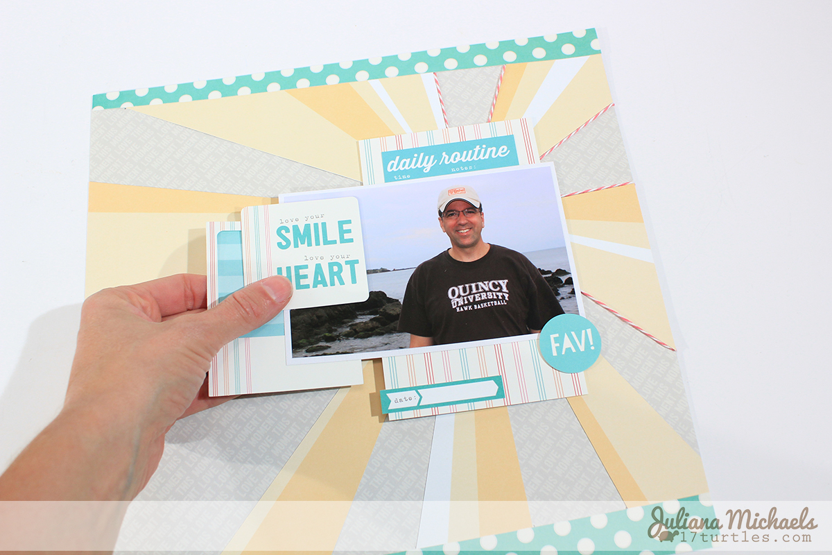 Stitching With Twine On Your Scrapbook Page 17turtles Juliana Michaels