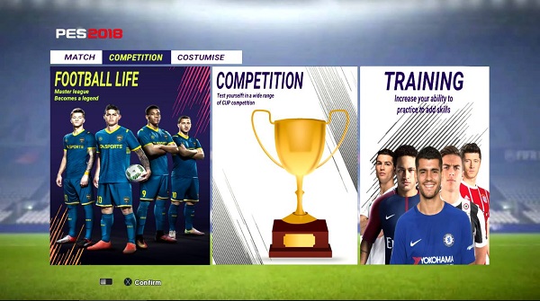 PES 2013 GRAFIK MENU FIFA 18 STYLE PES 2013 GRAFIK MENU FIFA 18 STYLE