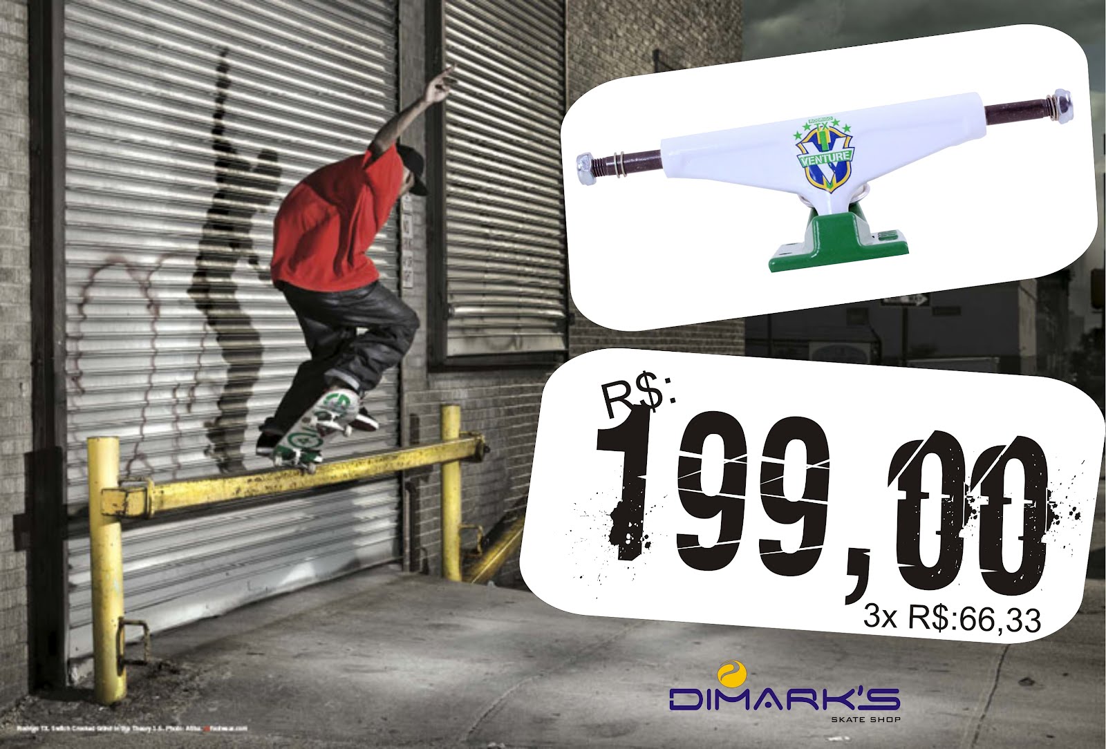 Dimarks skate shop: Novos Truck Venture
