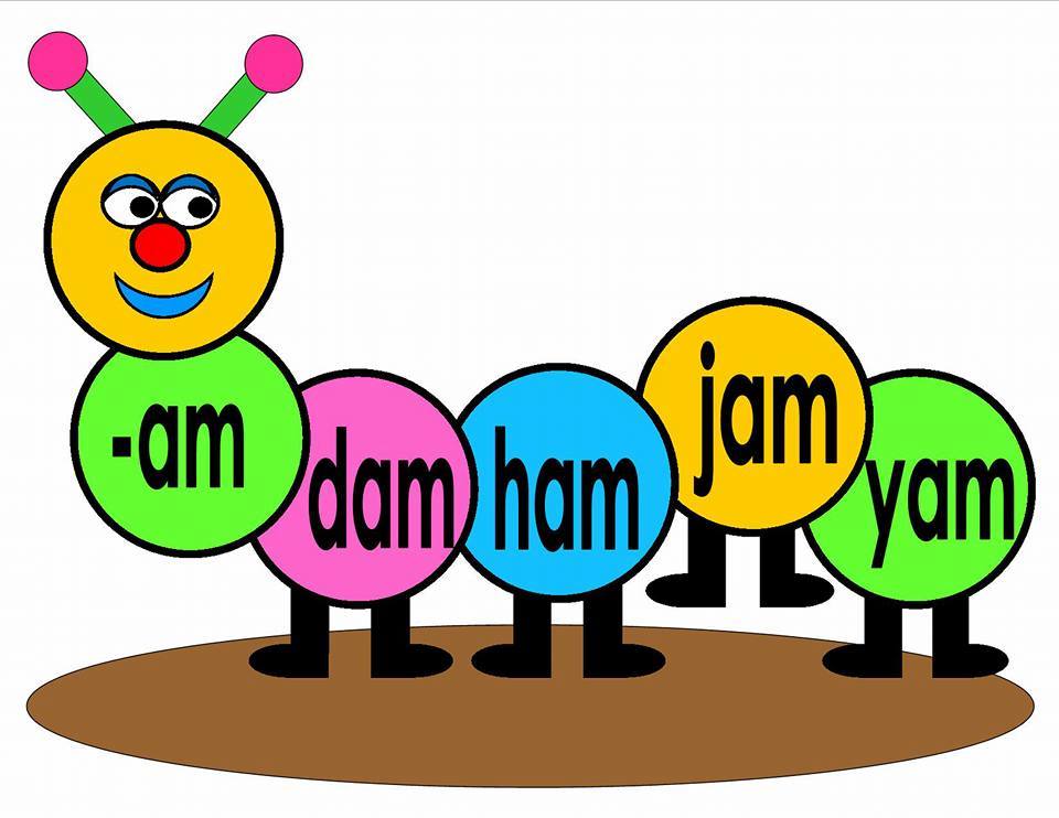 teacher fun files cvc word family in caterpillar illustration word family charts