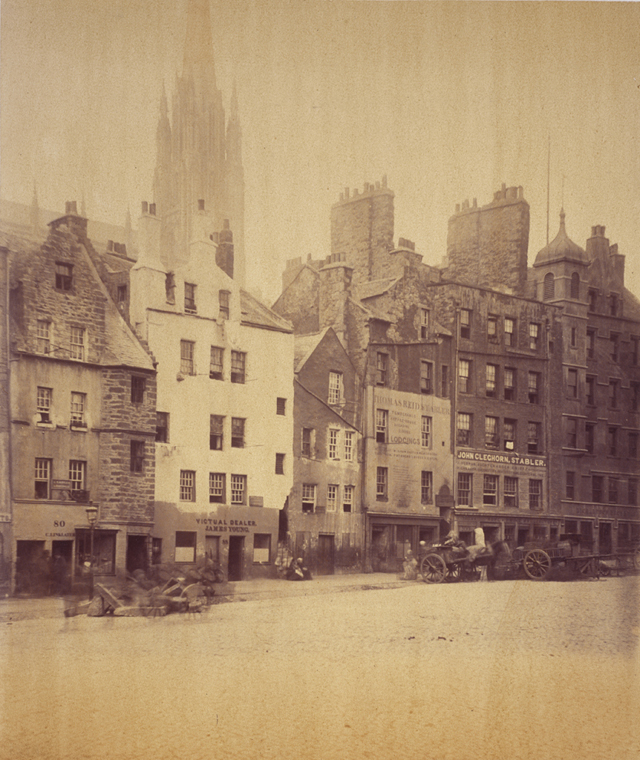 This is What Grassmarket Looked Like  in 1860 