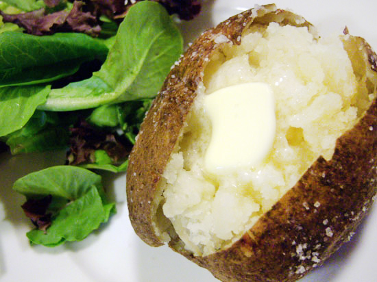 Sea Salt and Olive Oil Baked Potatoes