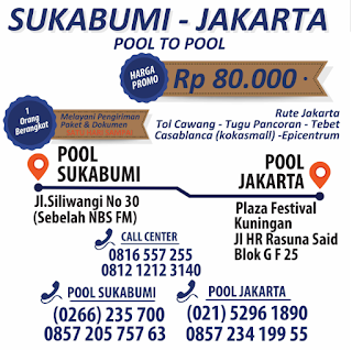 Travel Sukabumi Jakarta