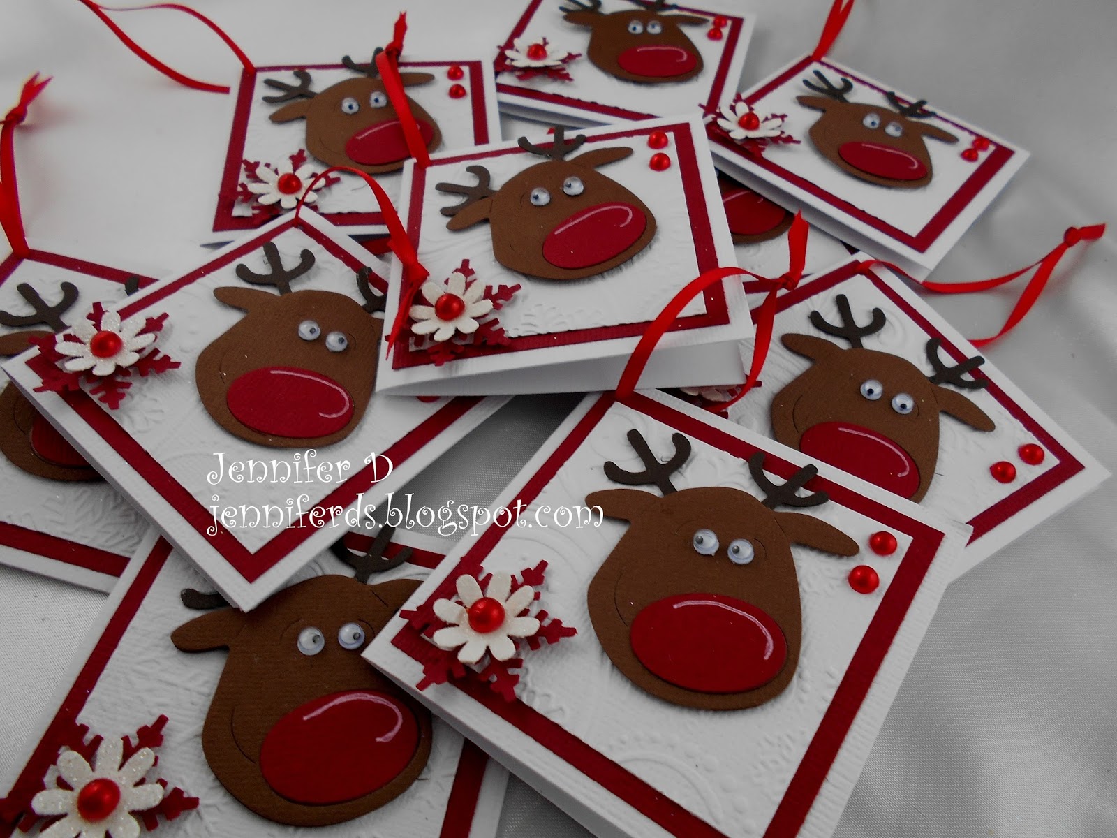 JenniferD's Blog: Reindeer Gift Cards