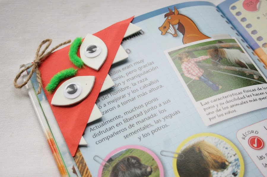 Manualidad: Marcapáginas monstruo9