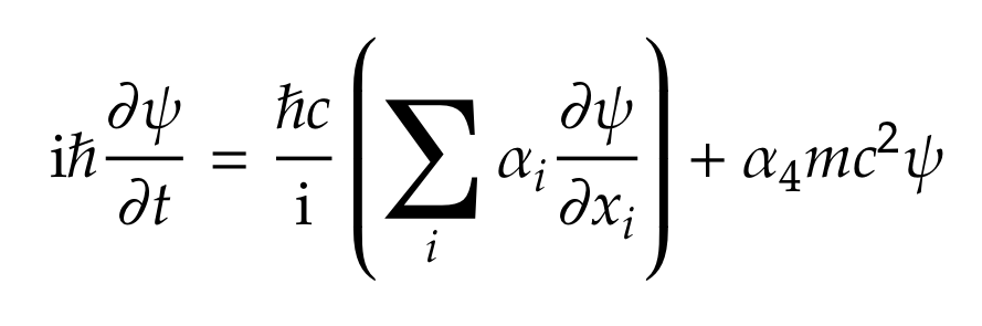 Уравнение дирака тату эскиз