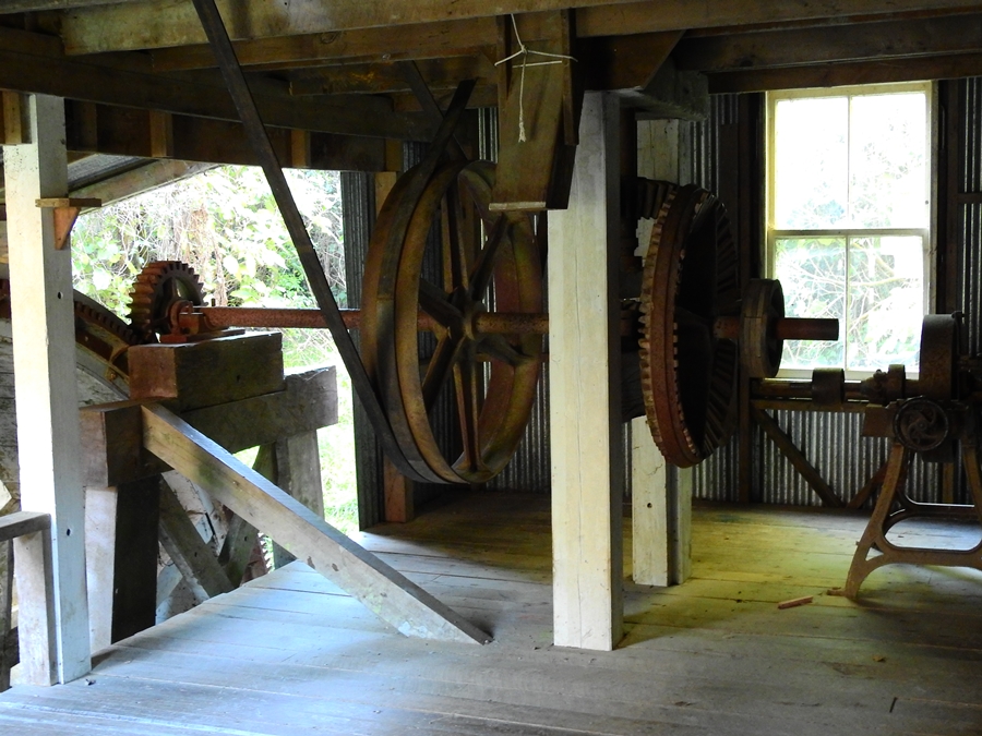 photographing New Zealand kawana flour mill and raetihi