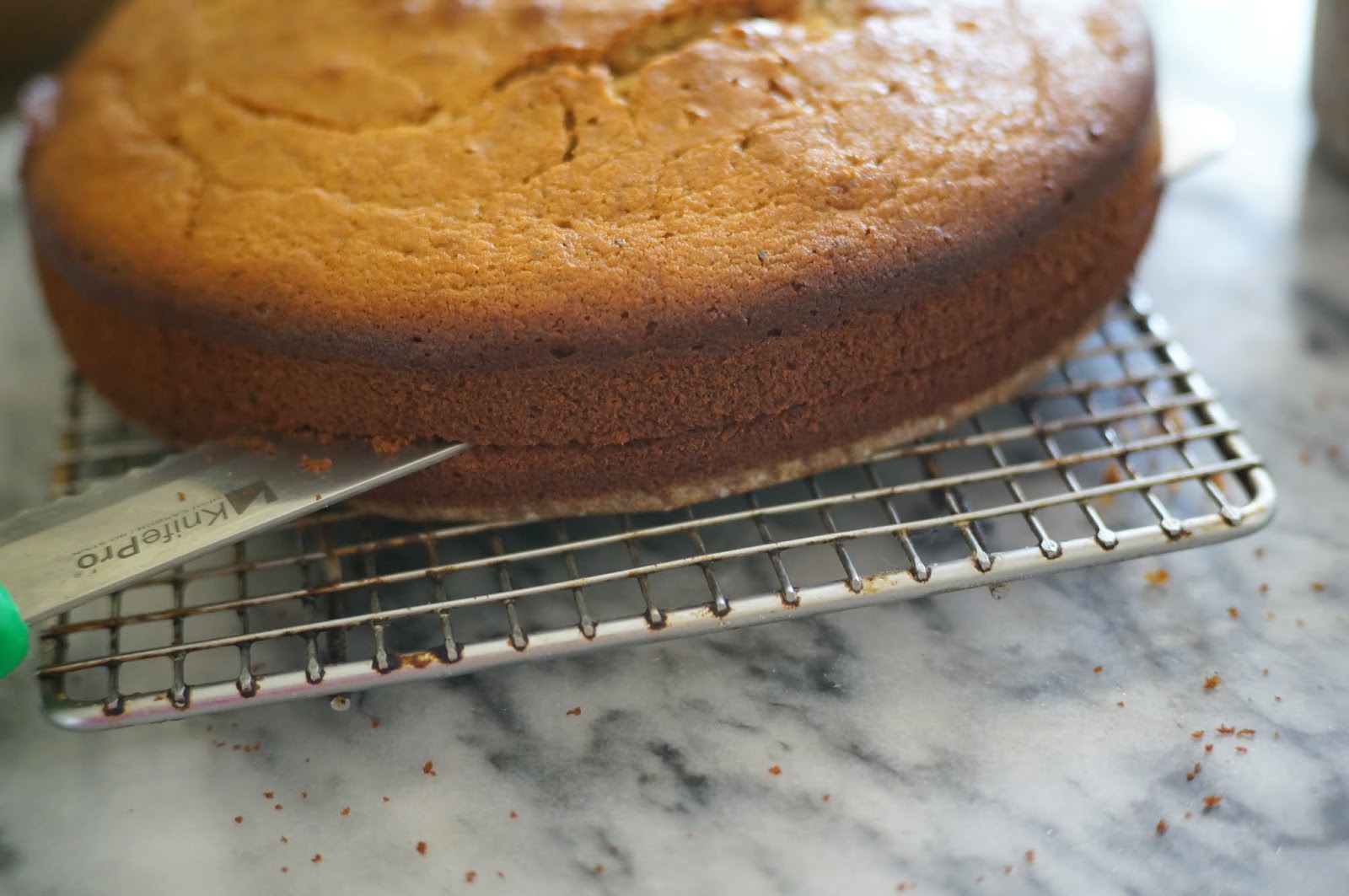 Black Tea Cake with Salted Honey Buttercream