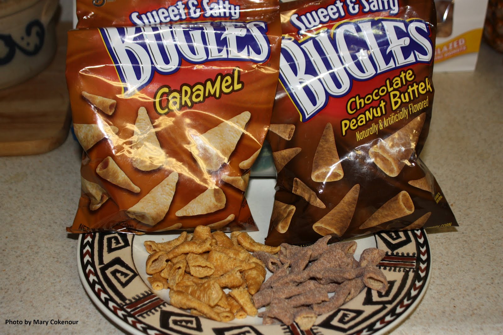 Food Adventures of a Comfort Cook Bugles Adds Sweet to their Salty.