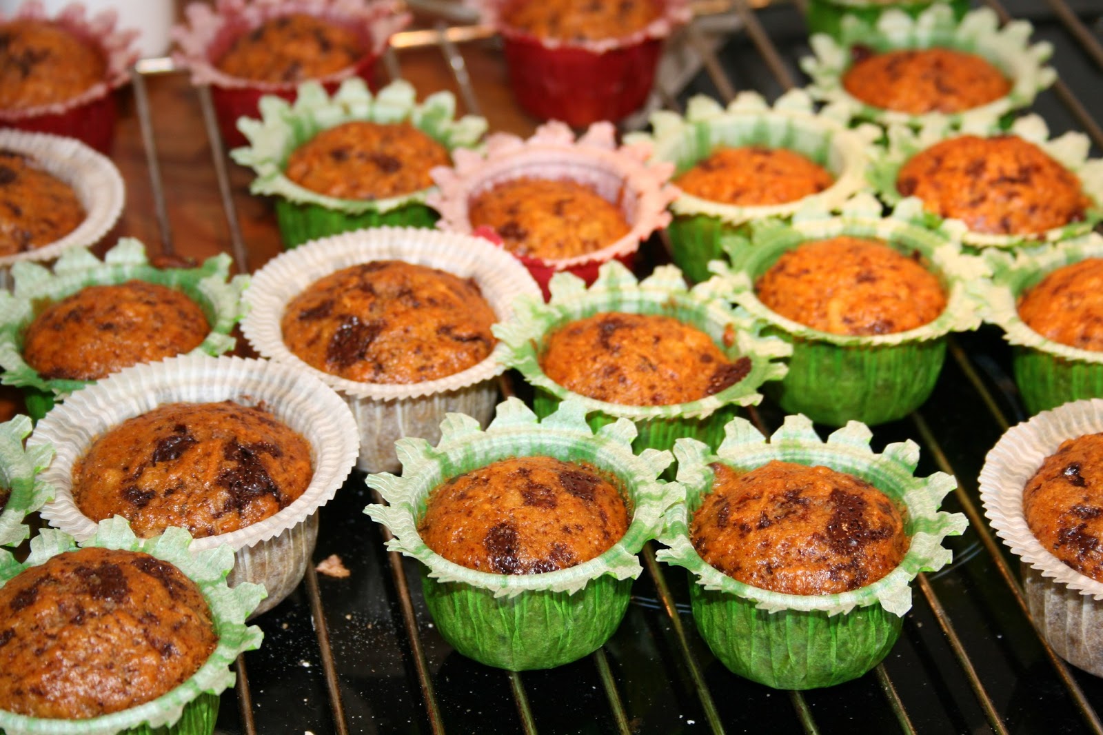 Mona's kjøkken, for det meste uten gluten, melk og egg Gulrotmuffins