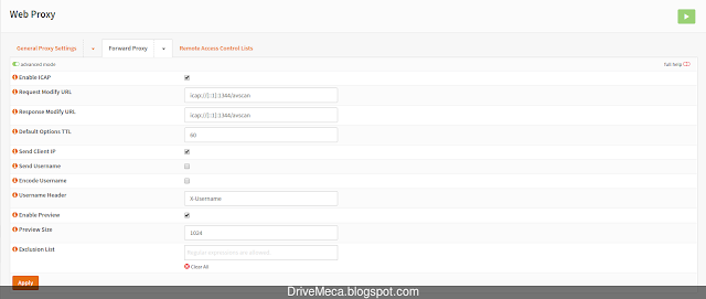 Activamos cambios en Forward Proxy Activamos cambios en Forward Proxy