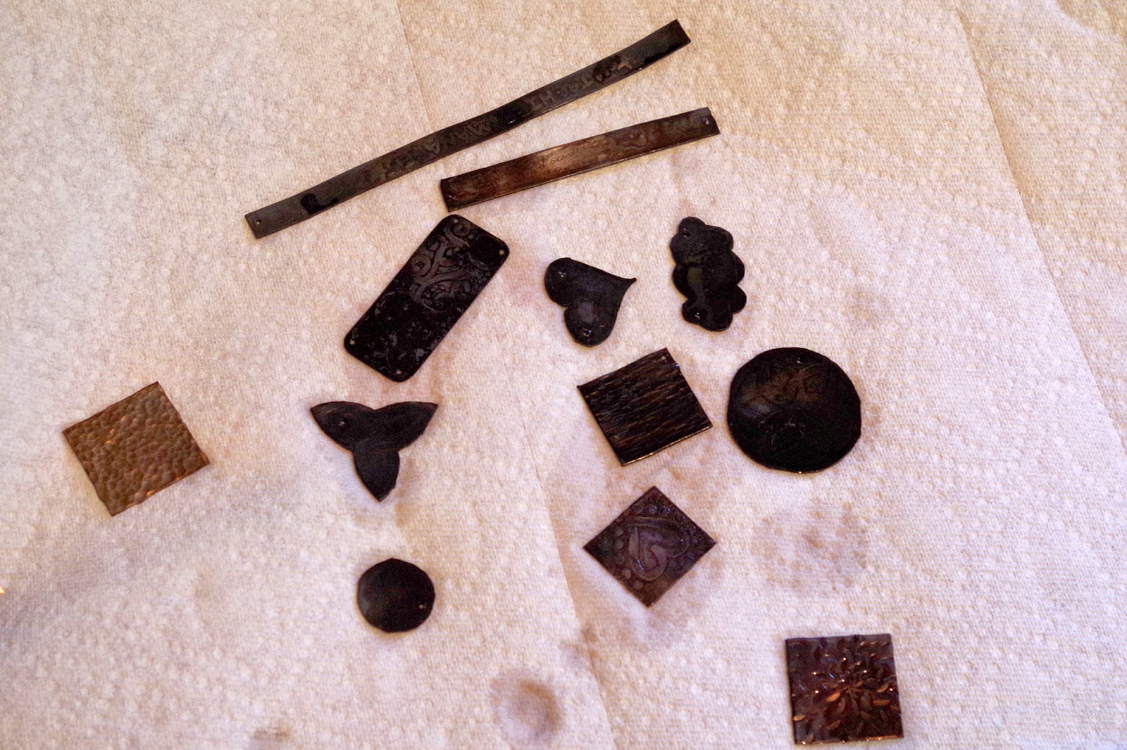 The Making of Hand Drawn Copper Jewelry Shealynn's Faerie Shoppe