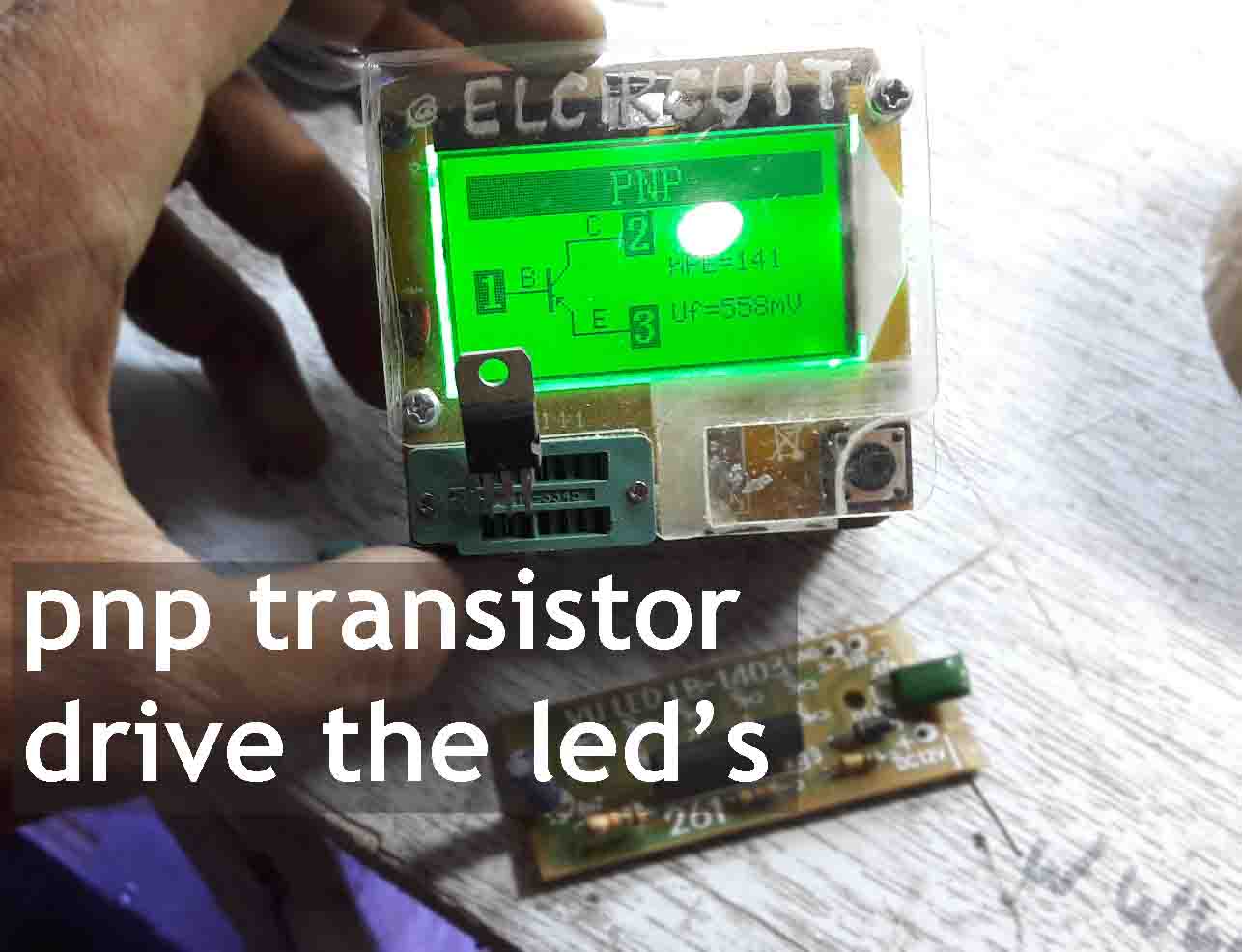 Led Lights on Music using LB1403 and transistor Electronic Circuit