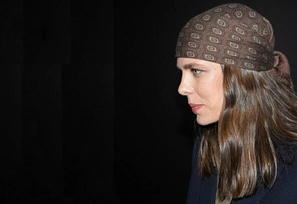 Charlotte Casiraghi attended Saint Laurent's Women's wear Fall/Winter 2020/2021 fashion show held as part of the Paris Fashion Week