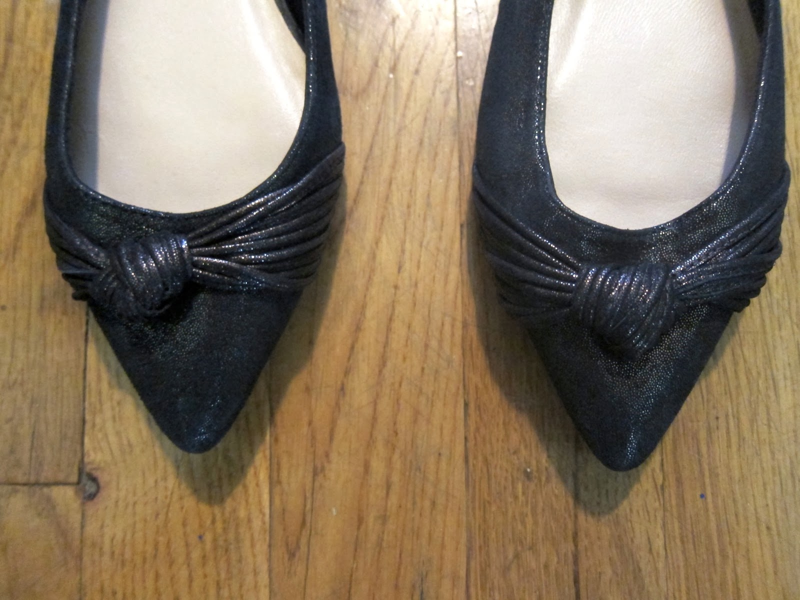 laws of general economy: Re-list: New Suede Loeffler Randall Black Silver Flats Size 8.5/9
