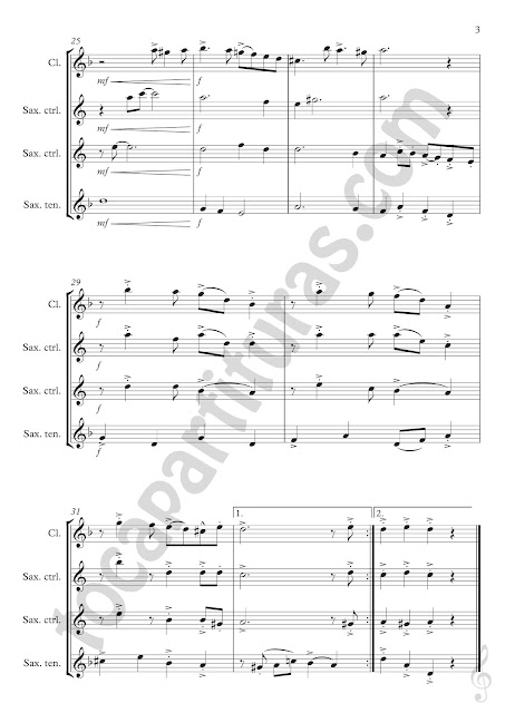 3 Partitura del Guión Score de Bahía Blanca por Federico Kersner