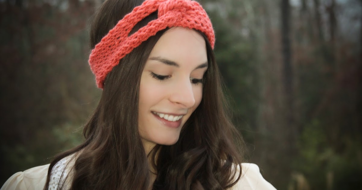 LOOM KNIT TWISTED HEADBAND... Loom Knitting by This Moment is Good!