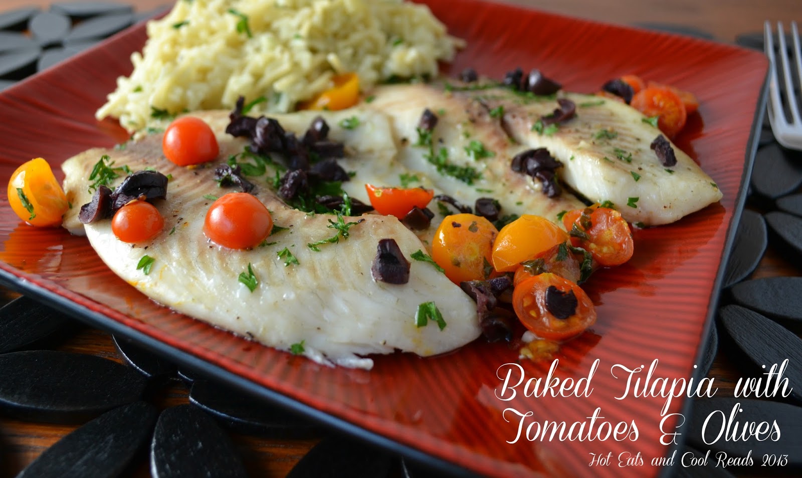 Baked Tilapia with Tomatoes and Olives Recipe