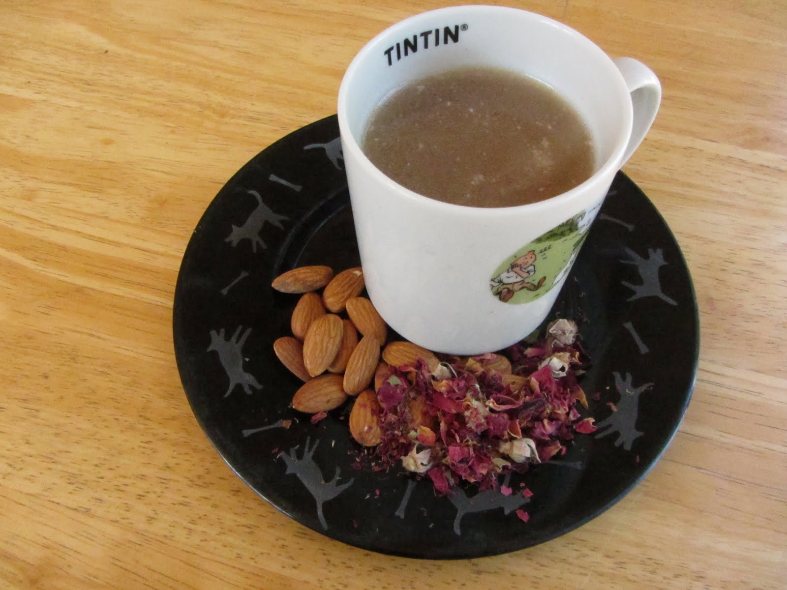 Vegan Eats and Treats! VeganMoFo 30 Rose Petal & Almond Tea