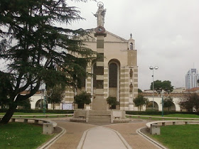 The Cathedral of San Marco, in the 'ideal' Fascist town of Latina in Lazio, was built in 1932
