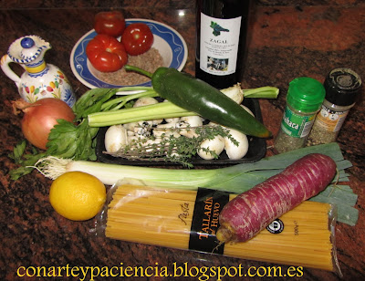 Boloñesa con lentejas