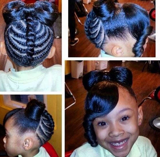 Black Kids Ponytail Hairstyles