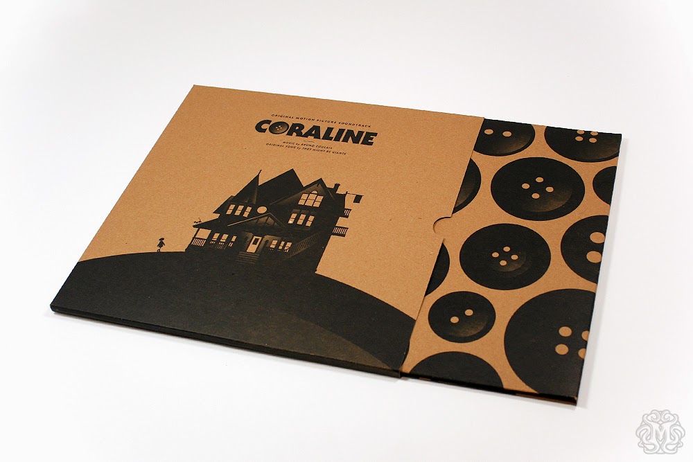 Coraline Soundtrack Vinyl Record Cover Artwork by Michael De Pippo