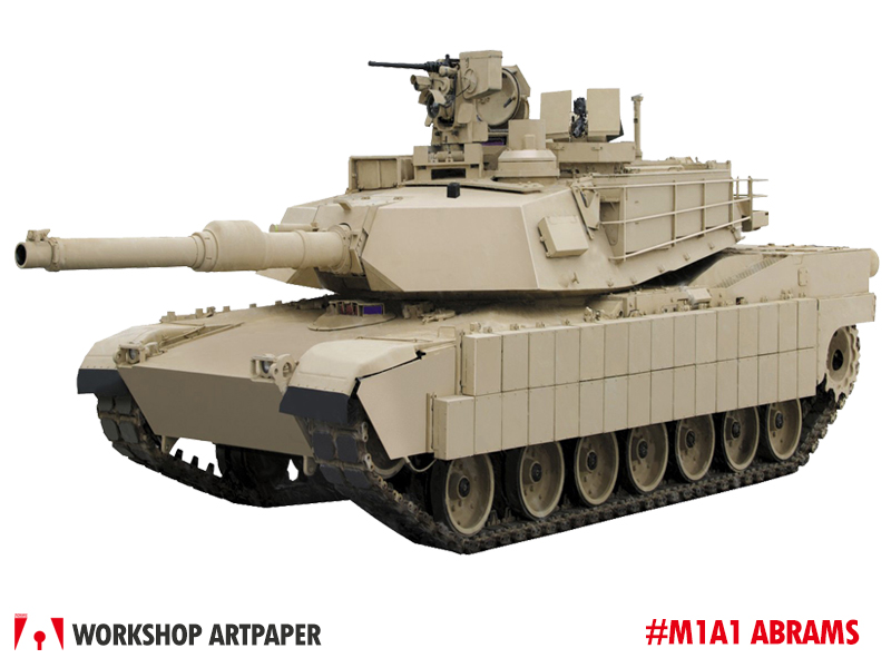 Workshop Artpaper M1a1 Abrams