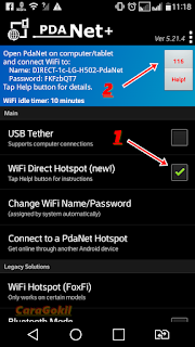 Cara Tethering Android Ke Pc/Laptop Via USB Dan WIFI