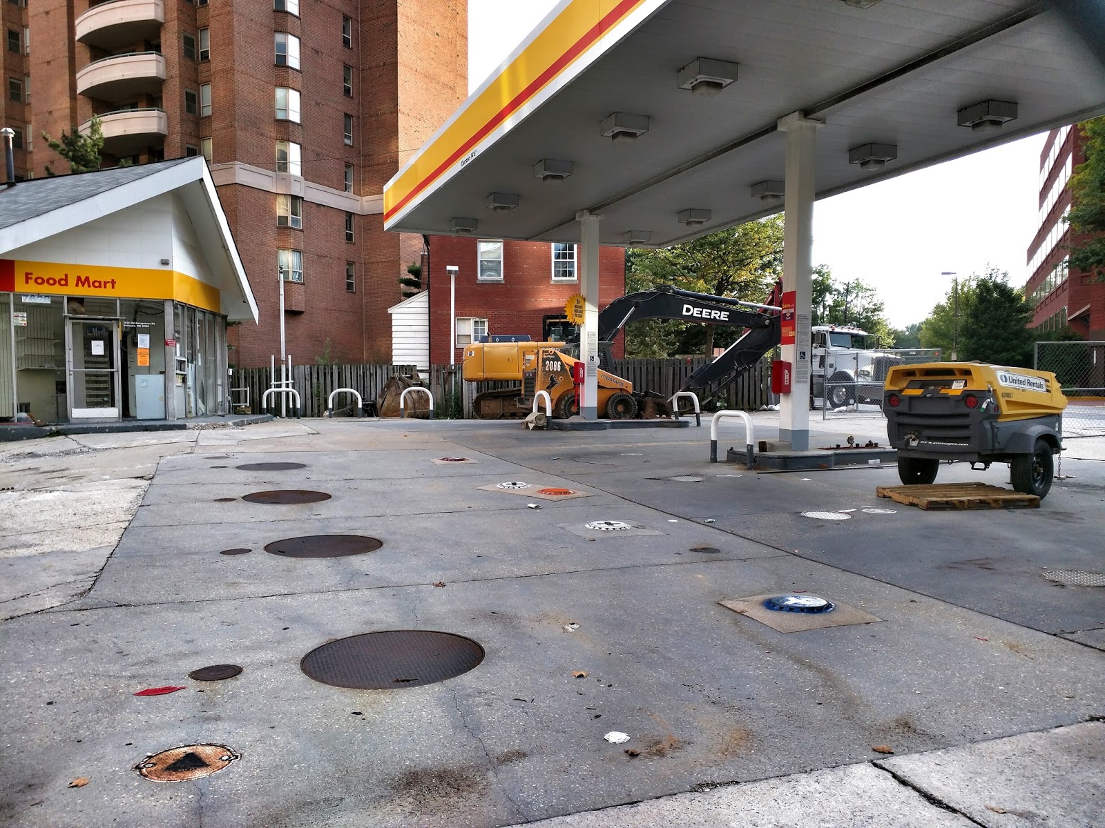 Robert Dyer Bethesda Row Demolition update Bethesda Shell station