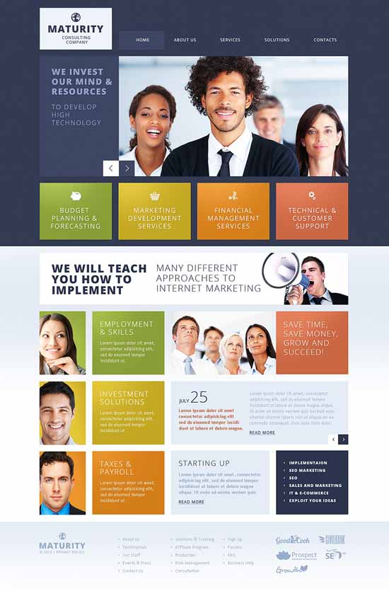it consulting it consulting website template it consulting template