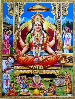 picture collection: Santoshi Maa Wallpapers