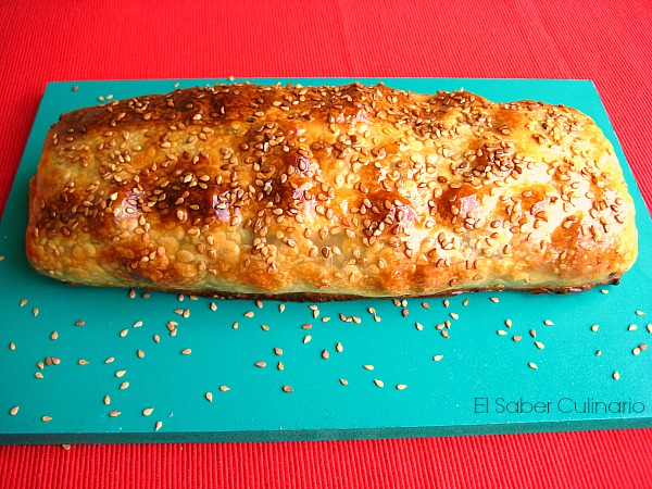 rollo de pan vegetariano